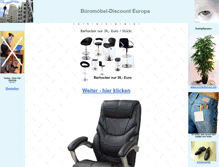 Tablet Screenshot of chefsessel-europa.com